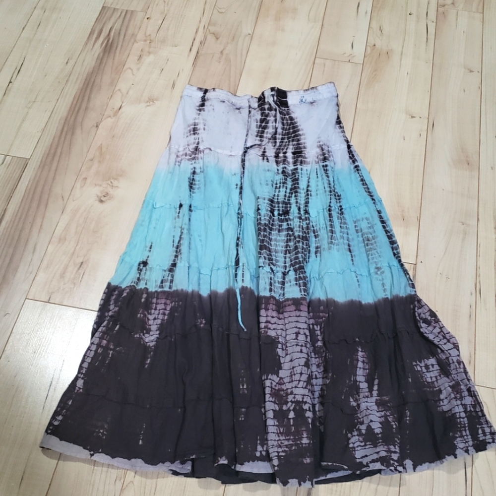 Beautiful tie dye boho skirt